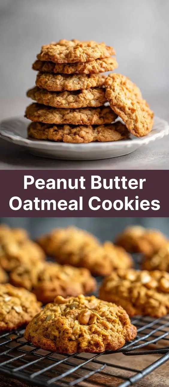 Peanut Butter Oatmeal Cookies