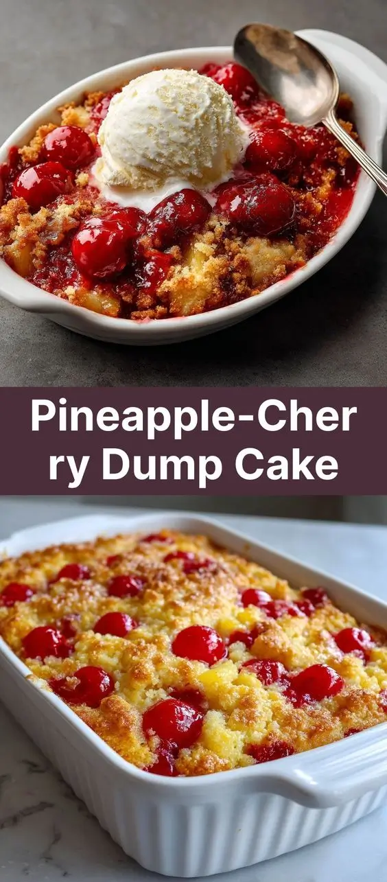 Pineapple-Cherry Dump Cake
