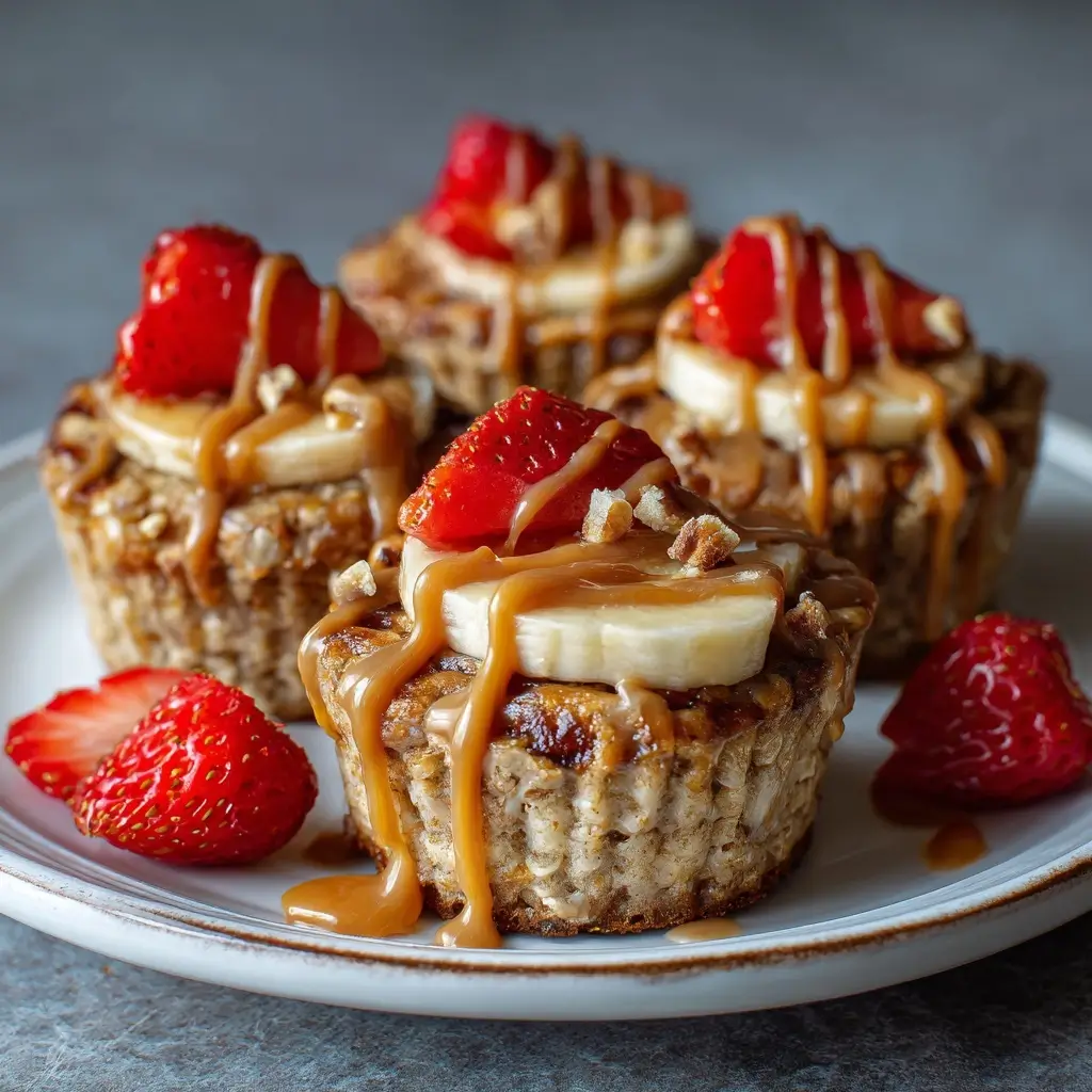 Protein Banana Oat Cupcakes