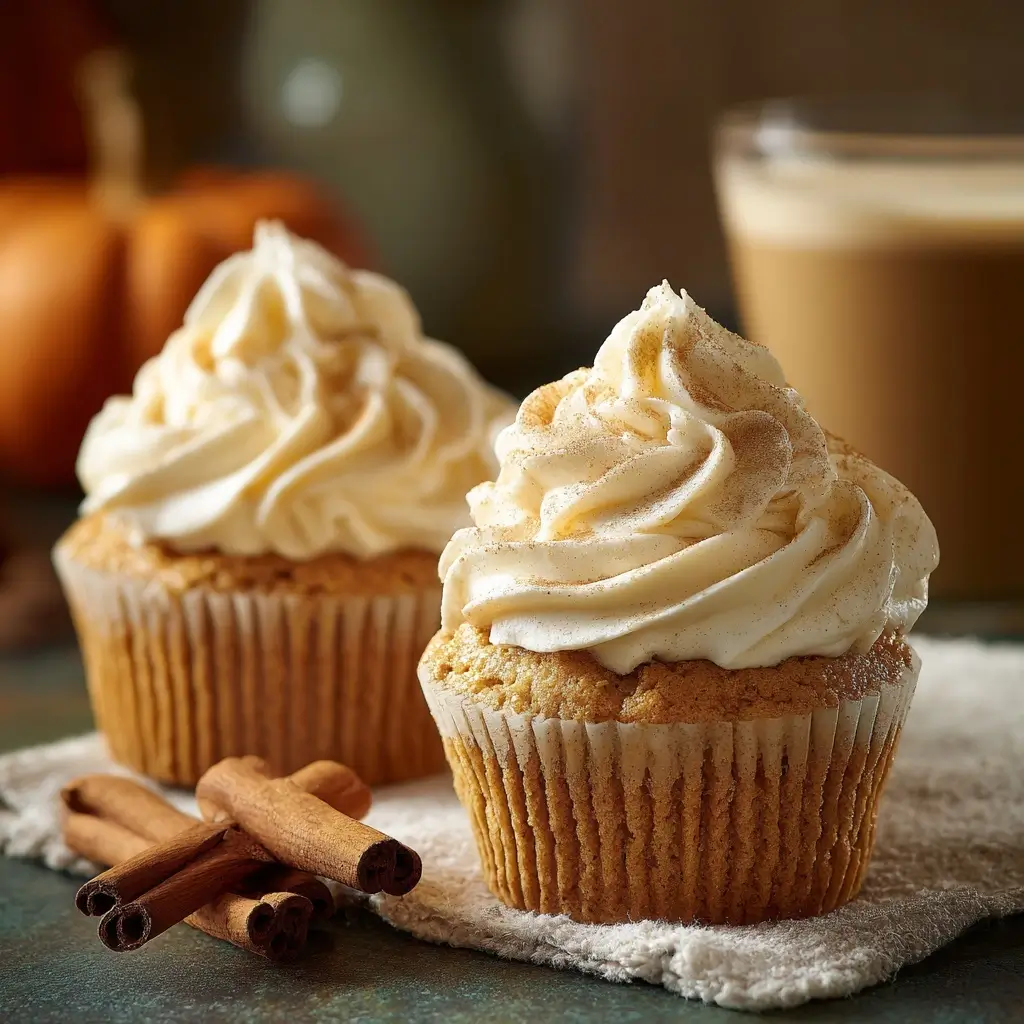Pumpkin Spice Latte Cupcakes