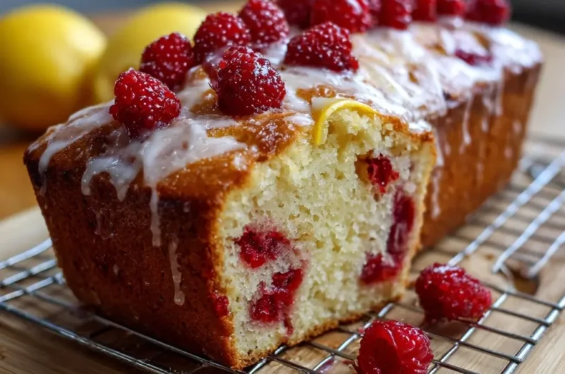 Raspberry Lemon Loaf Cake