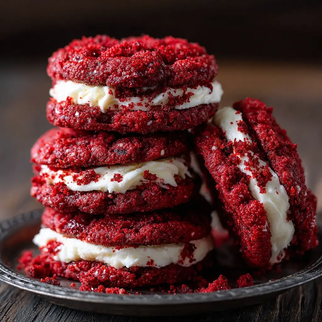 Red Velvet Cheesecake Cookies