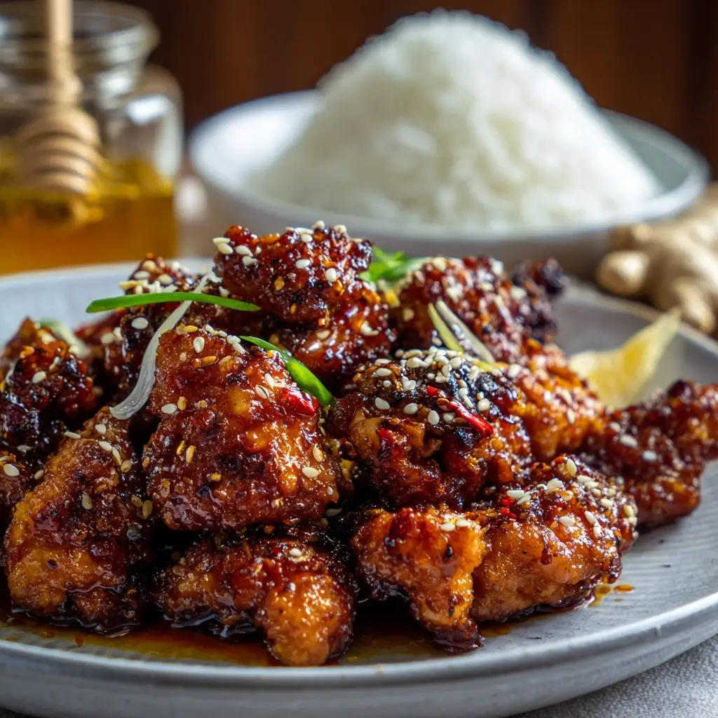Spicy Honey Garlic Chicken