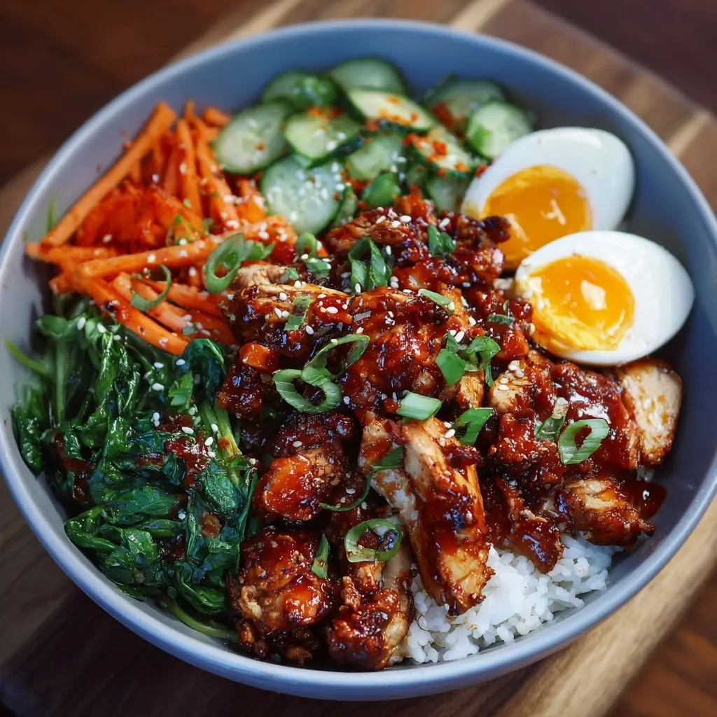 Spicy Korean Chicken Bowls