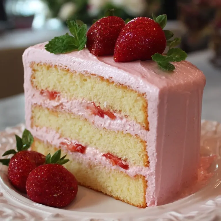 Strawberry Milk Cake