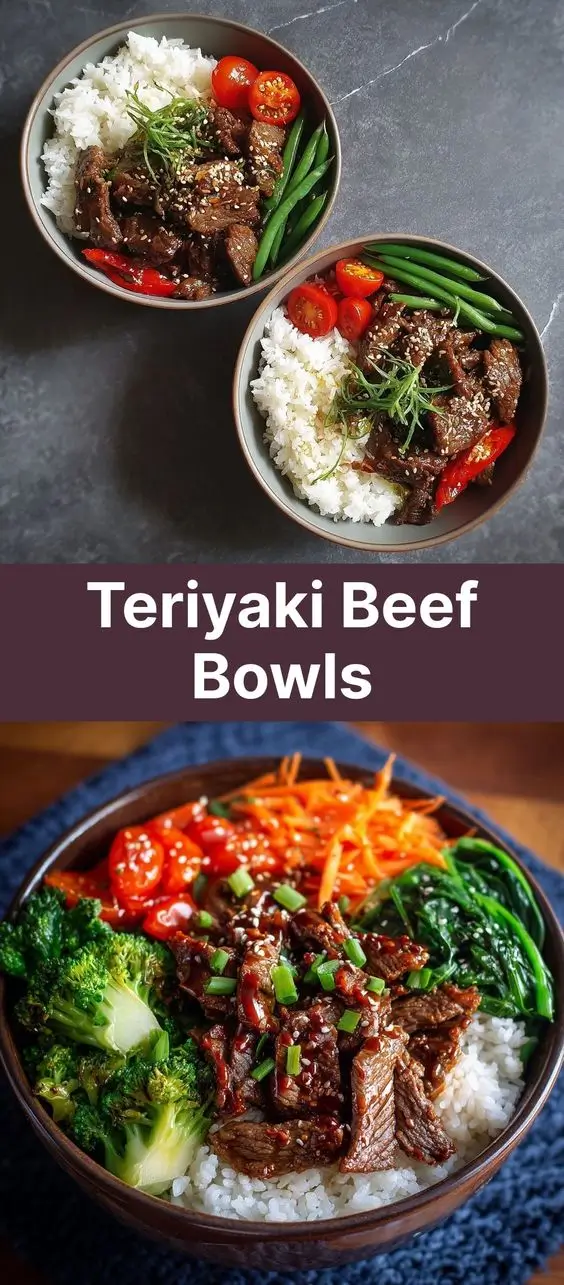 Teriyaki Beef Bowls