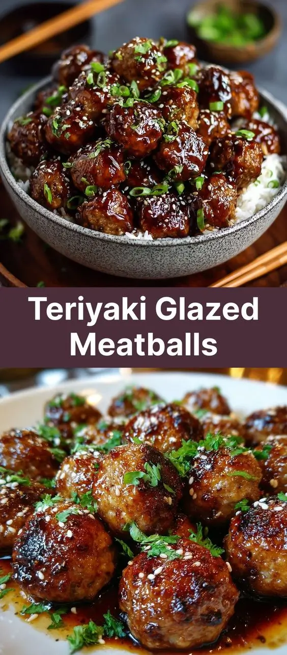 Teriyaki Glazed Meatballs