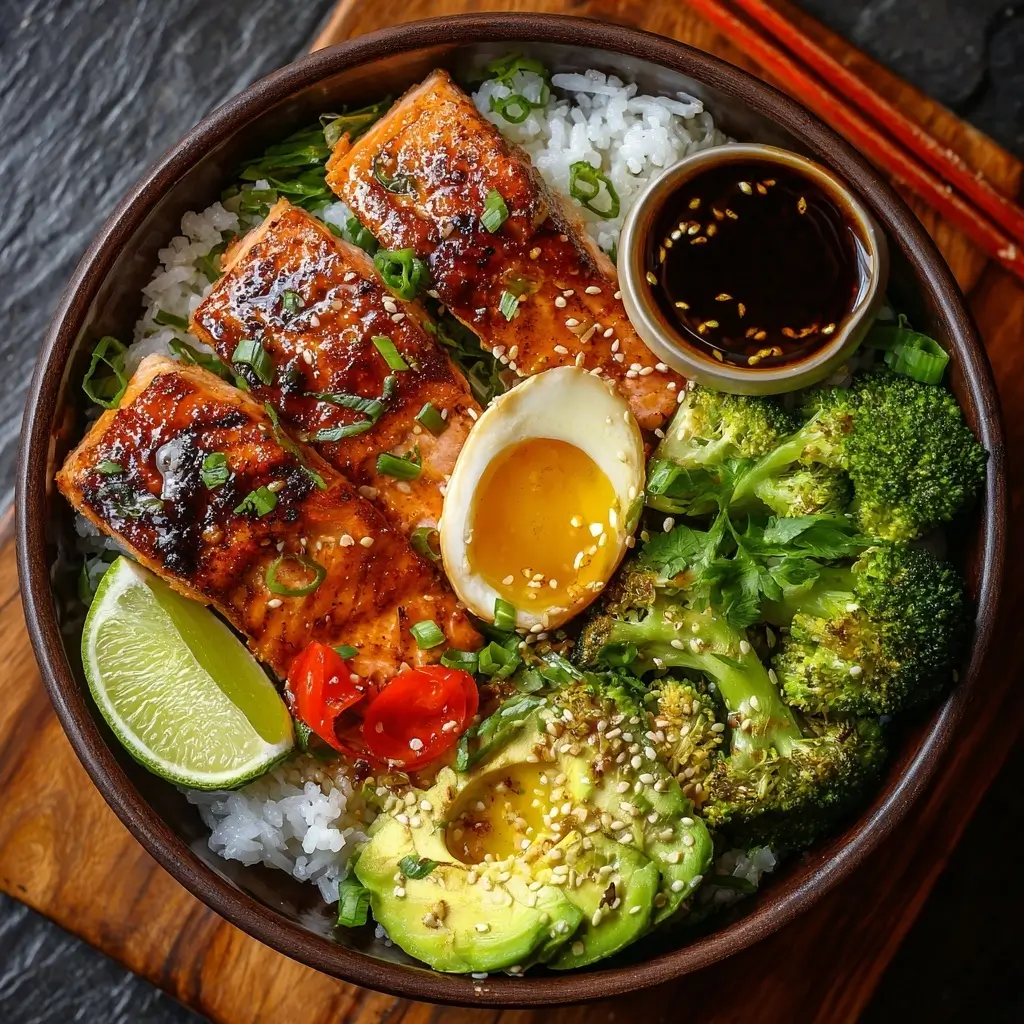 Teriyaki Salmon Bowls