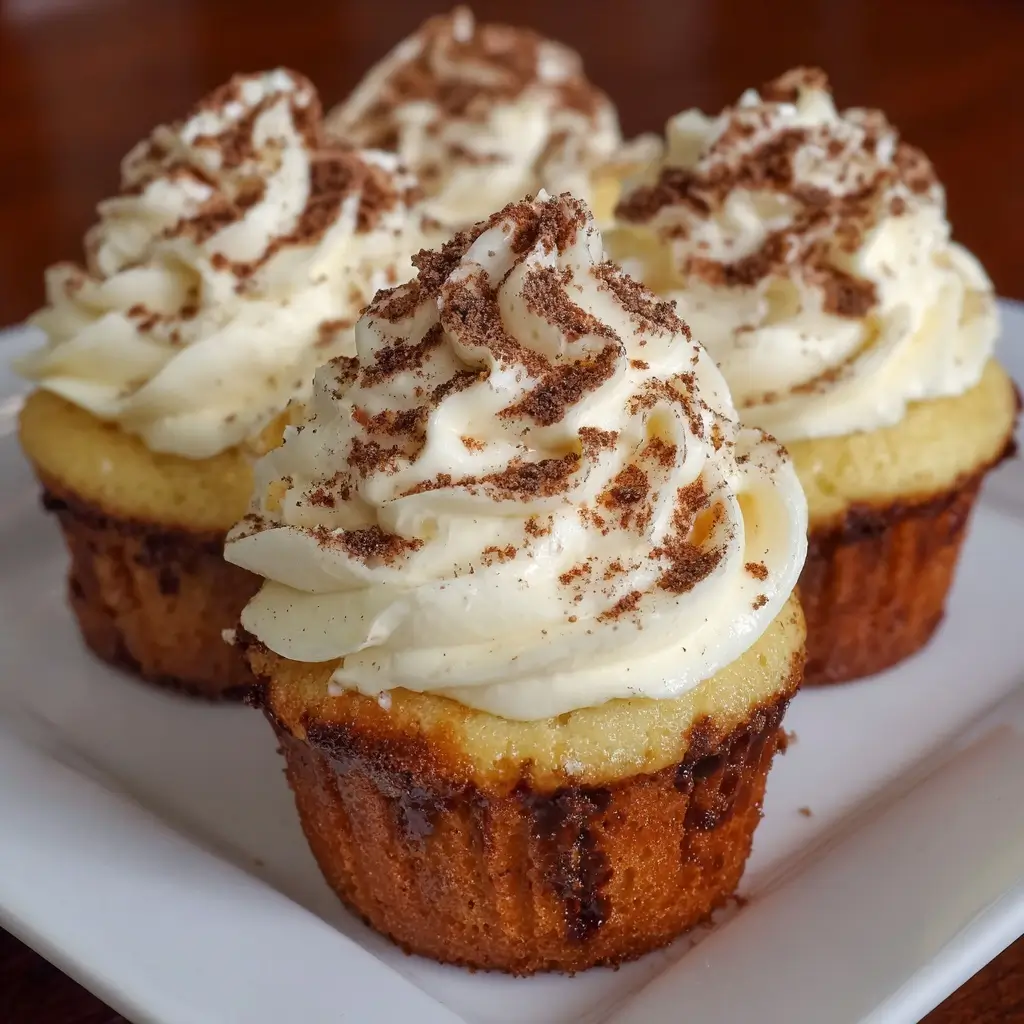 Tiramisu Inspired Cupcakes