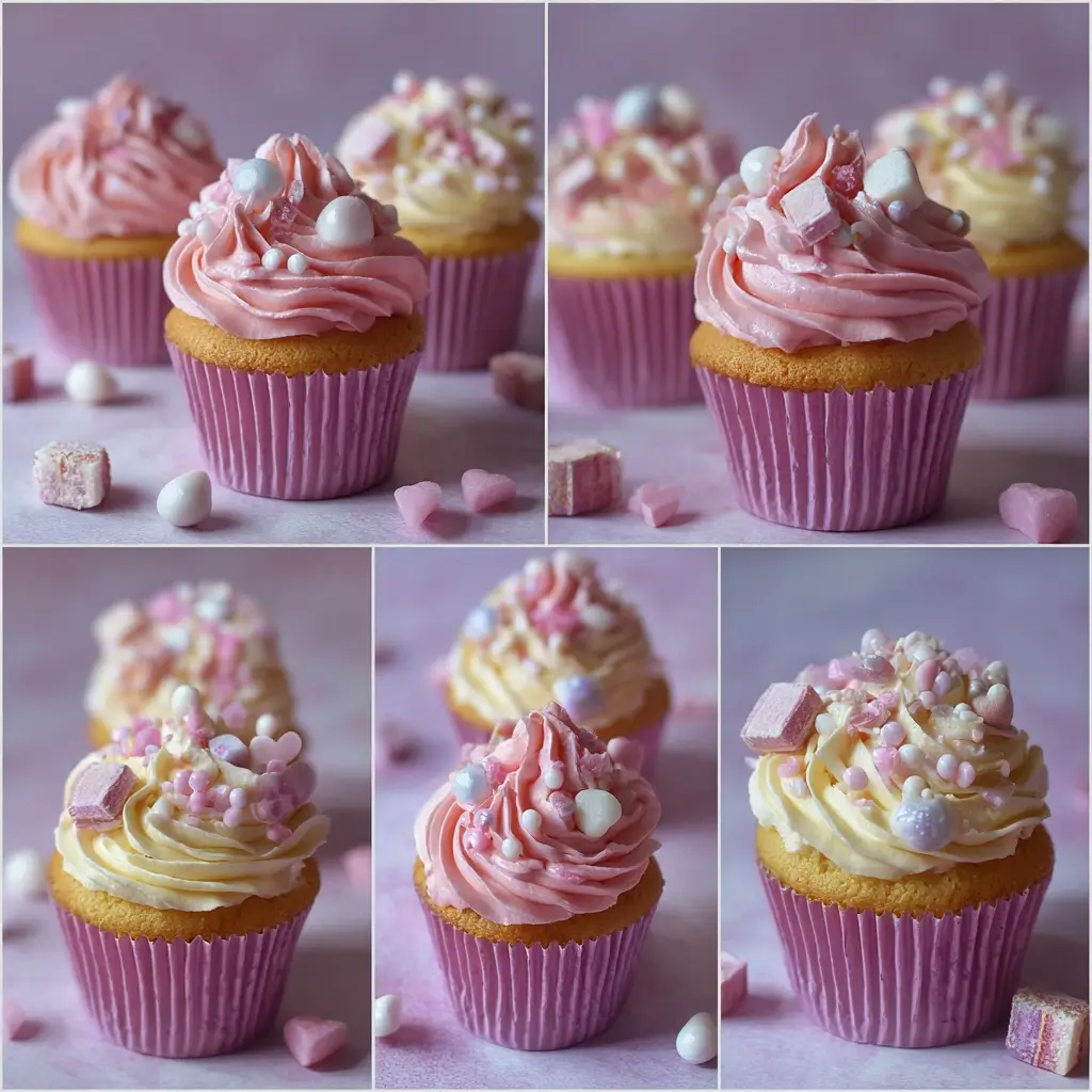 Turkish Delight Inspired Cupcakes
