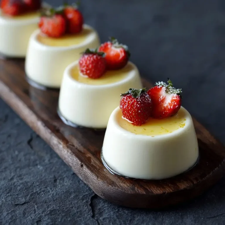 Vanilla Bean Panna Cotta Cups