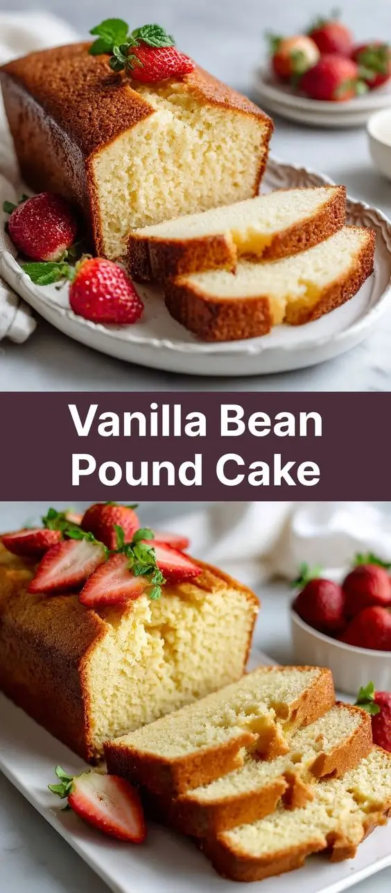 Vanilla Bean Pound Cake