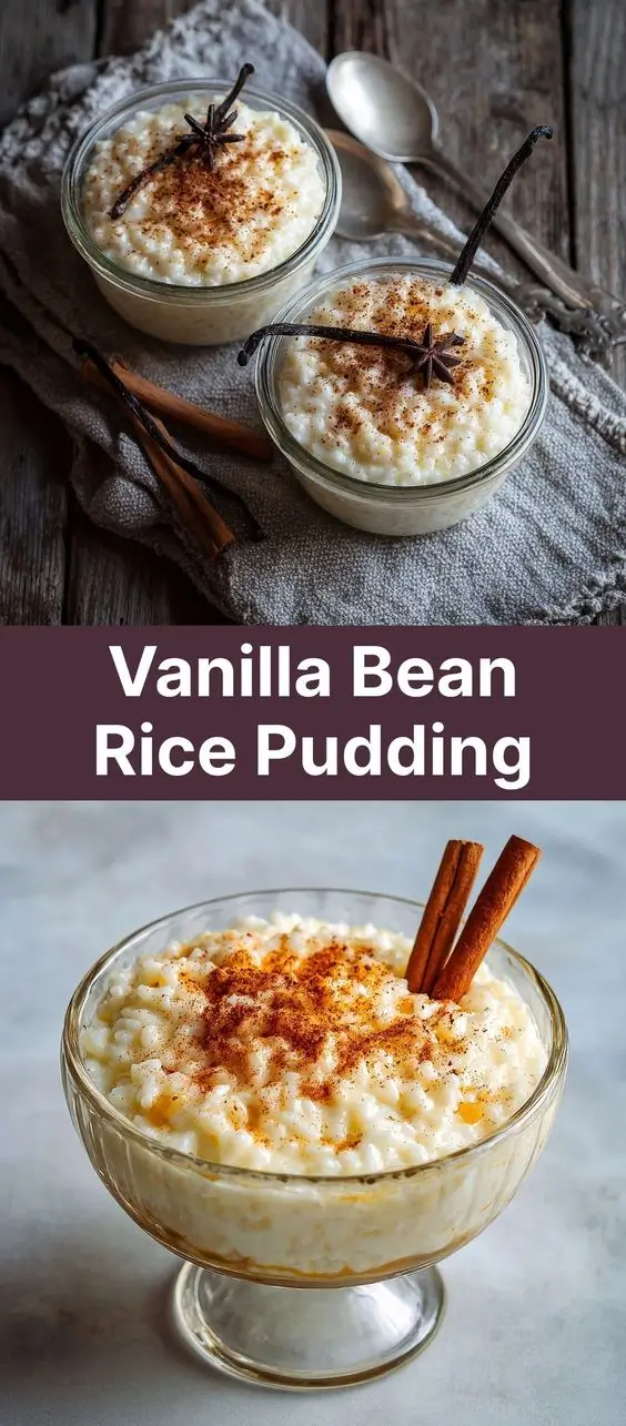 Vanilla Bean Rice Pudding