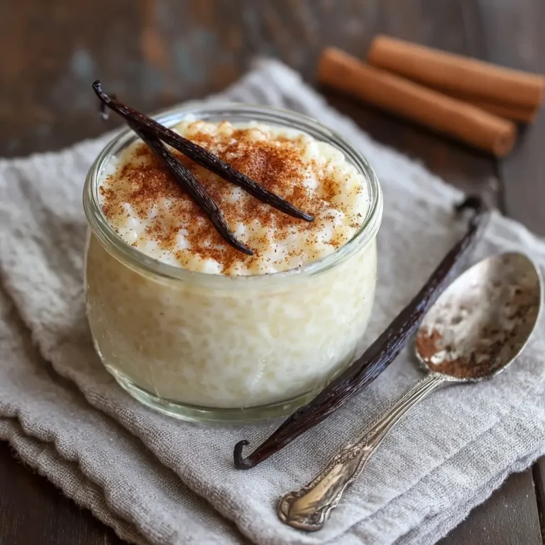 Vanilla Bean Rice Pudding