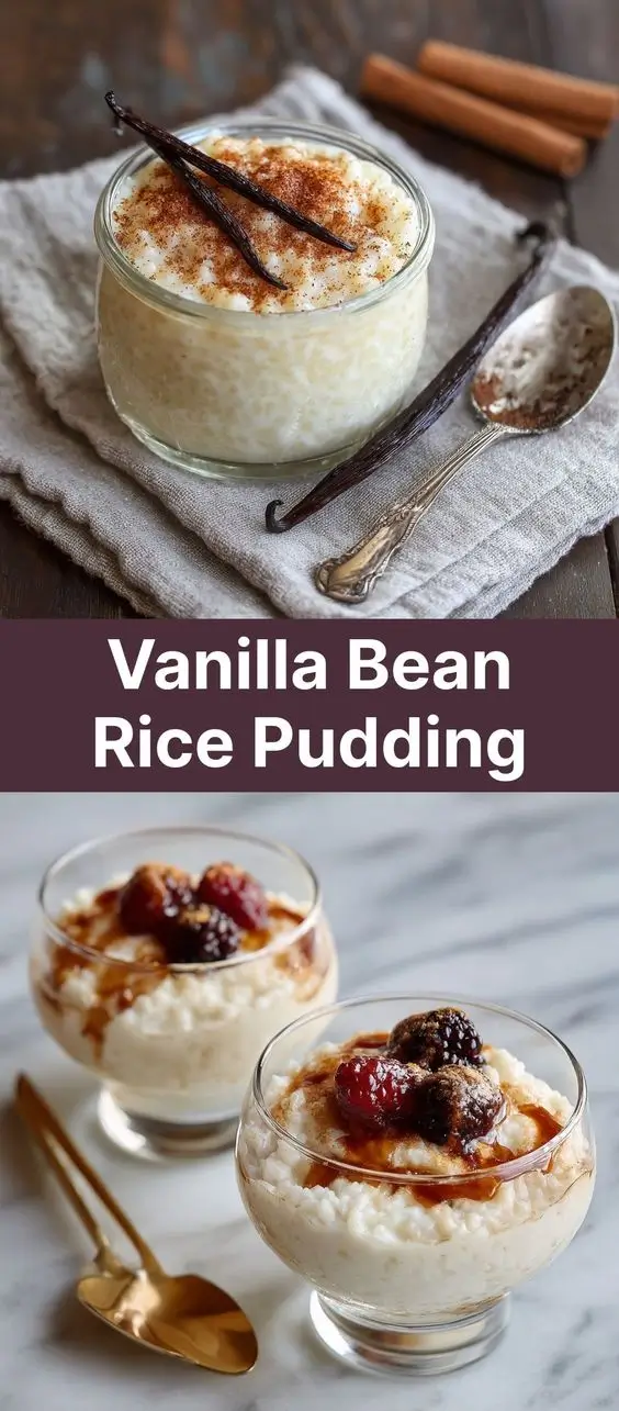 Vanilla Bean Rice Pudding