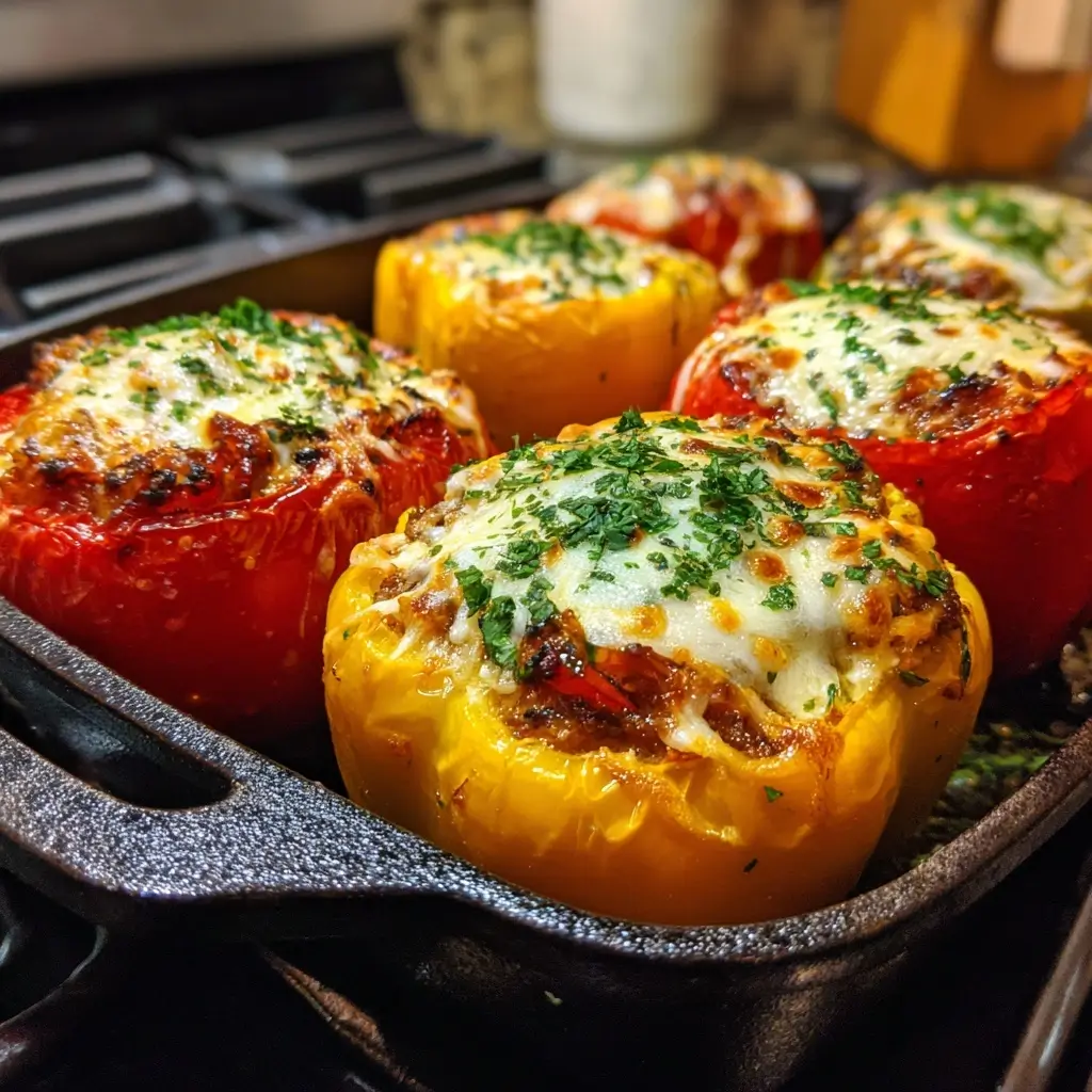 Vegetarian Stuffed Bell Peppers