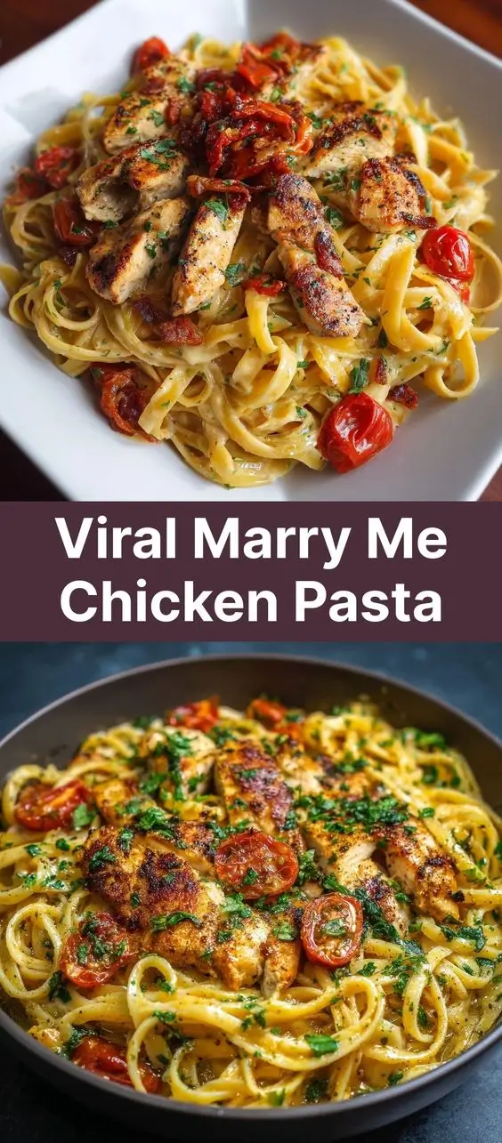 Viral Marry Me Chicken Pasta