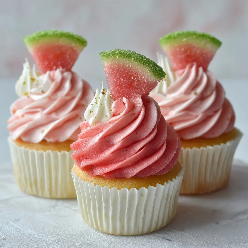 Watermelon Sugar Cupcakes