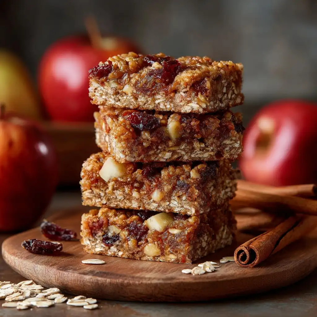 Apple Cinnamon Oat Bars