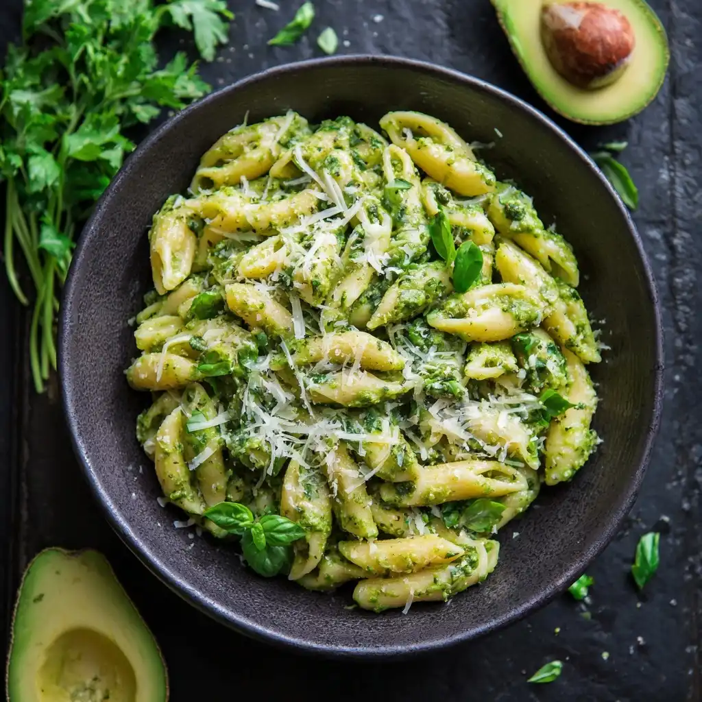 Avocado Pesto Pasta