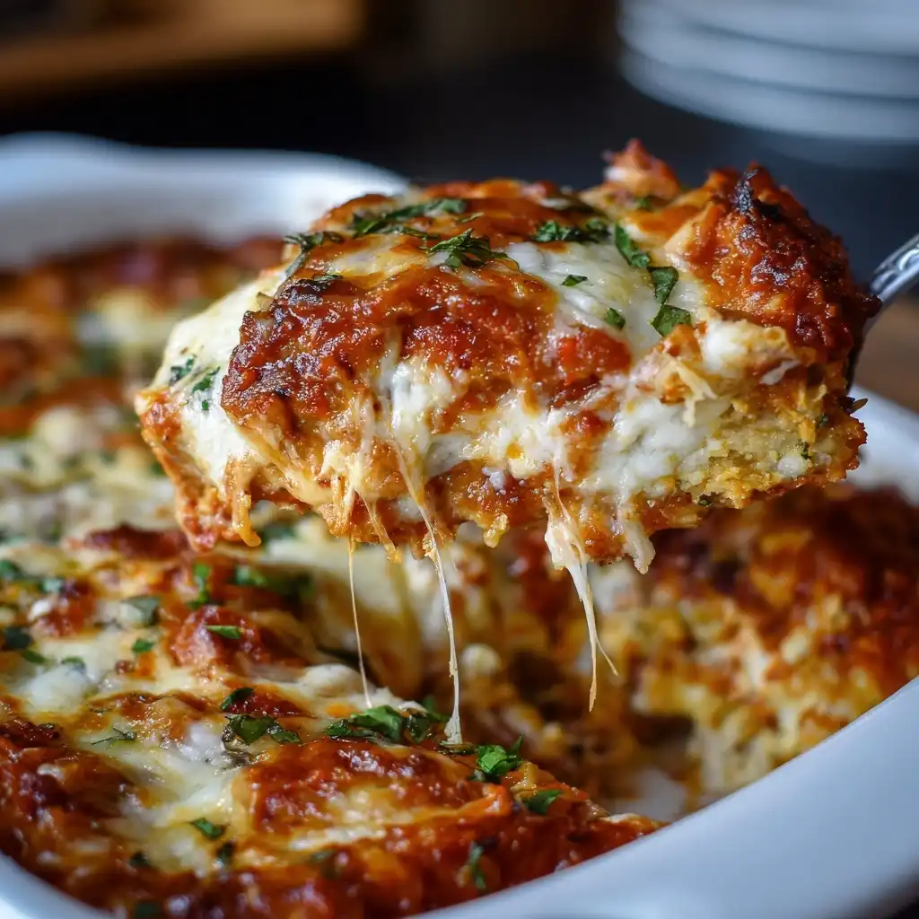 Baked Chicken Parmesan Casserole