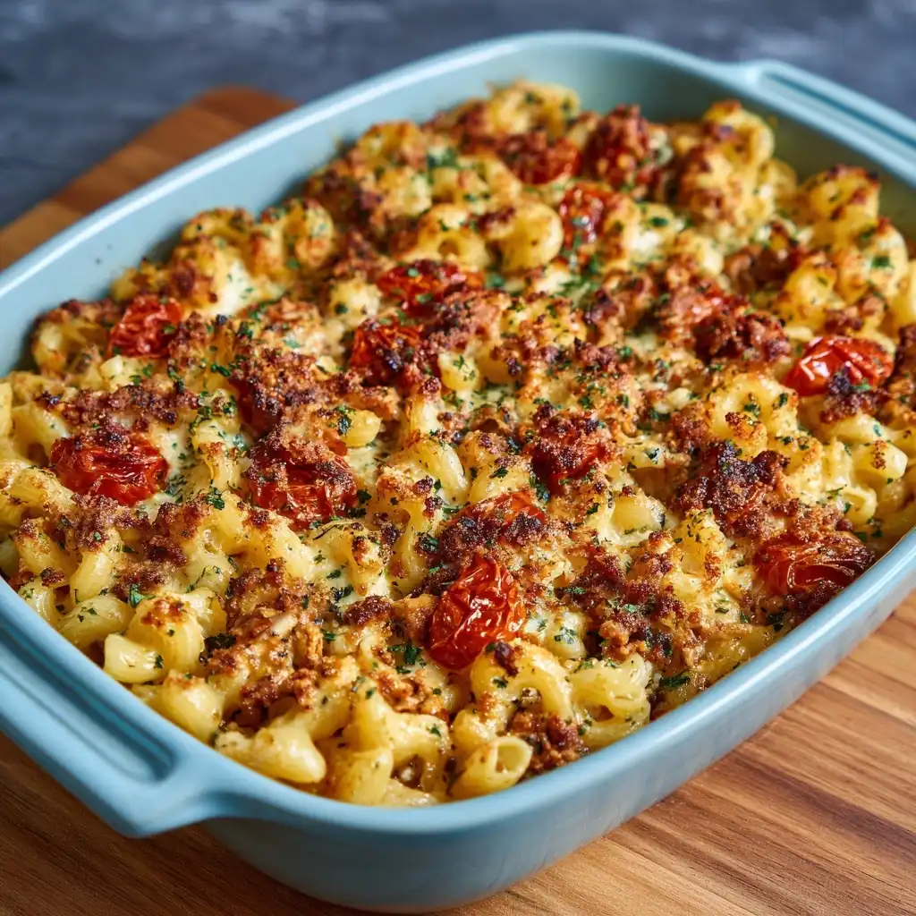 Baked Feta Pasta Casserole