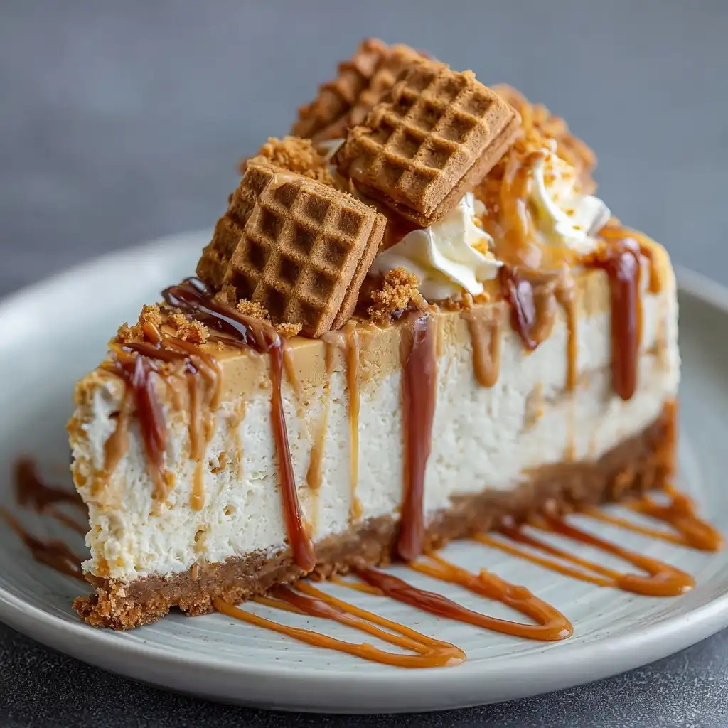 Biscoff Cookie Butter Cheesecake