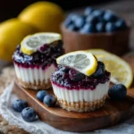 Blueberry Lemon Cheesecake Cups