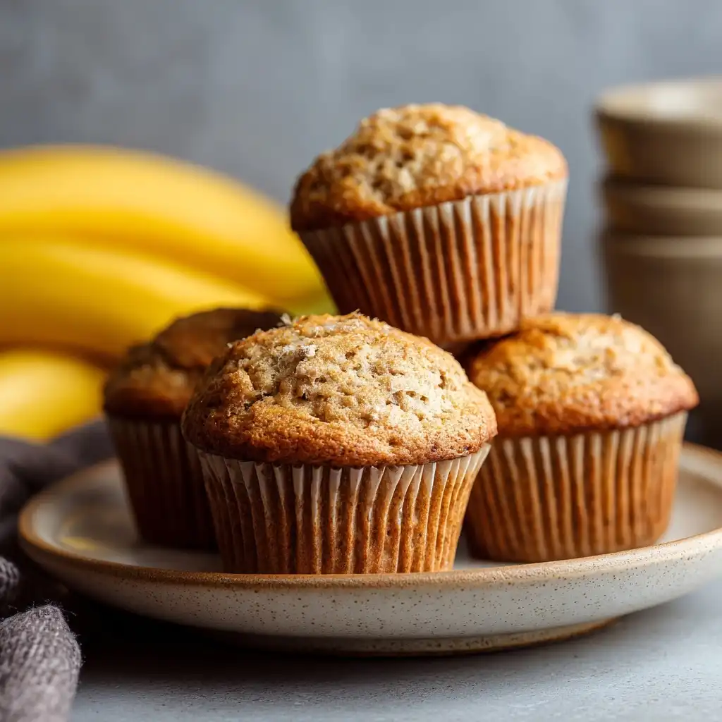 Brown Butter Banana Muffins