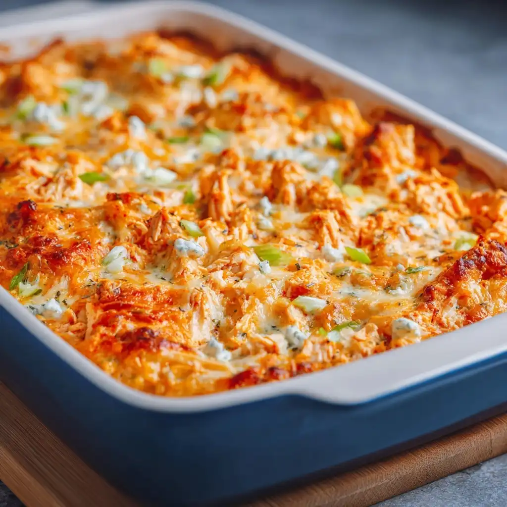 Buffalo Chicken Casserole