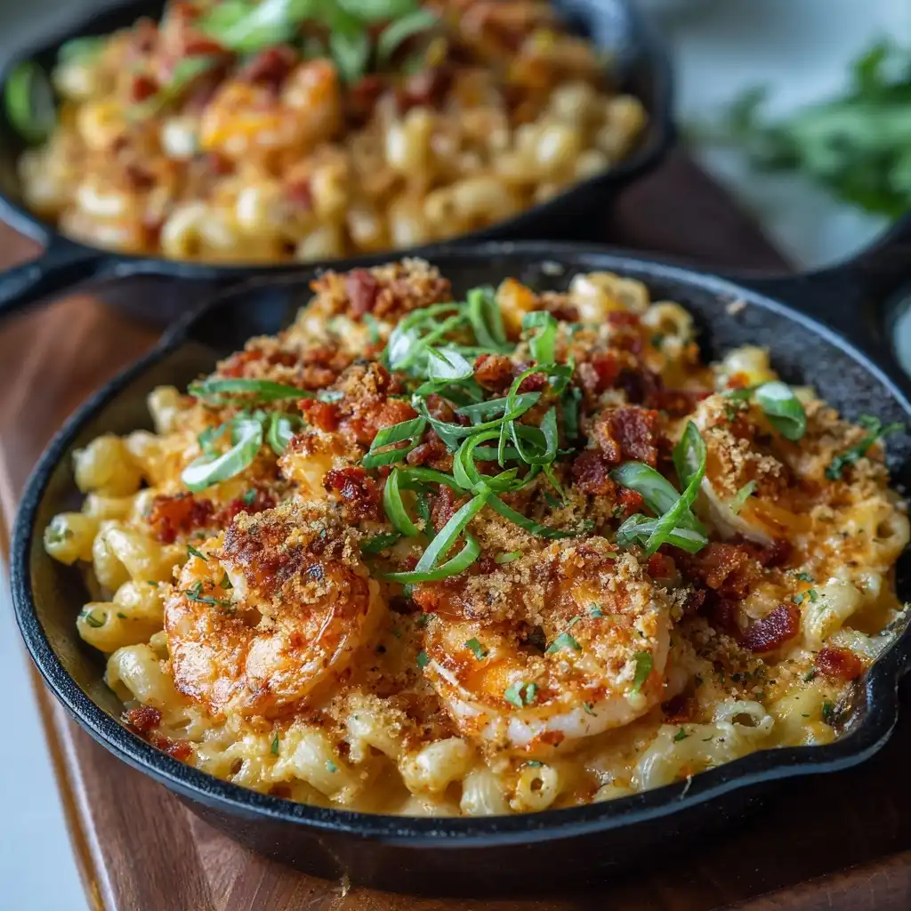 Buffalo Shrimp Mac and Cheese