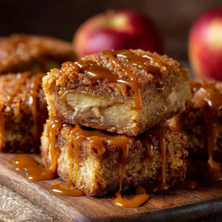 Caramel Apple Blondies