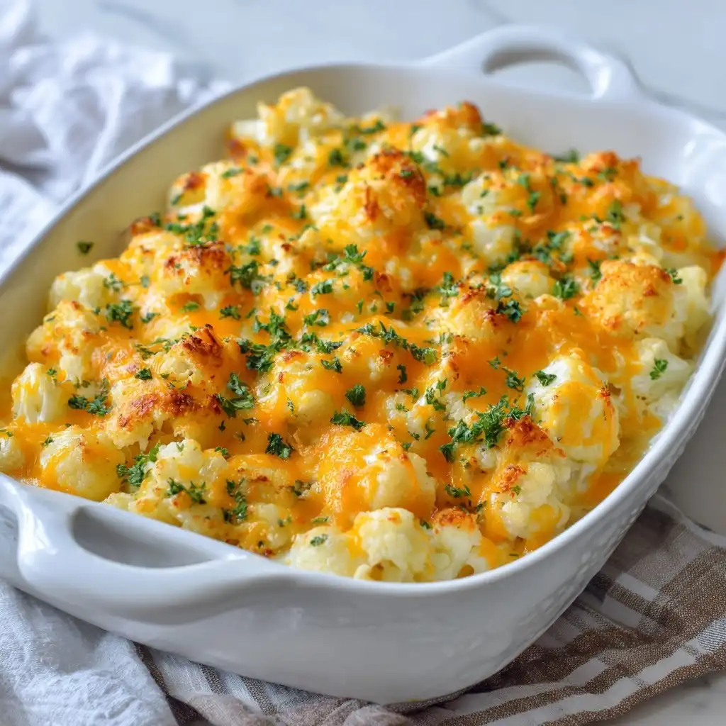 Cheesy Cauliflower Casserole