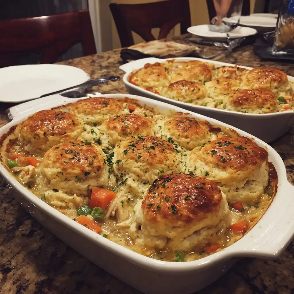Chicken Biscuit Casserole