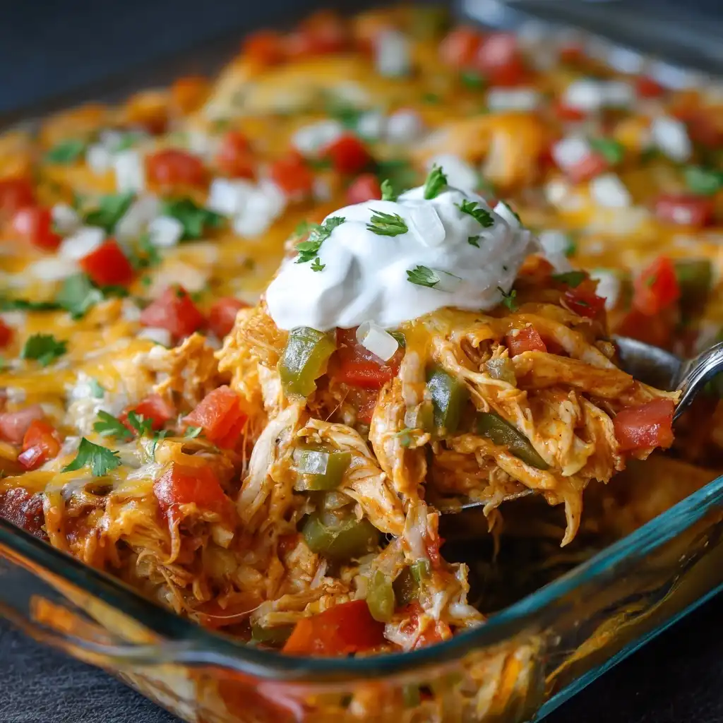 Chicken Fajita Casserole