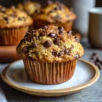 Chocolate Chip Banana Bread Muffins