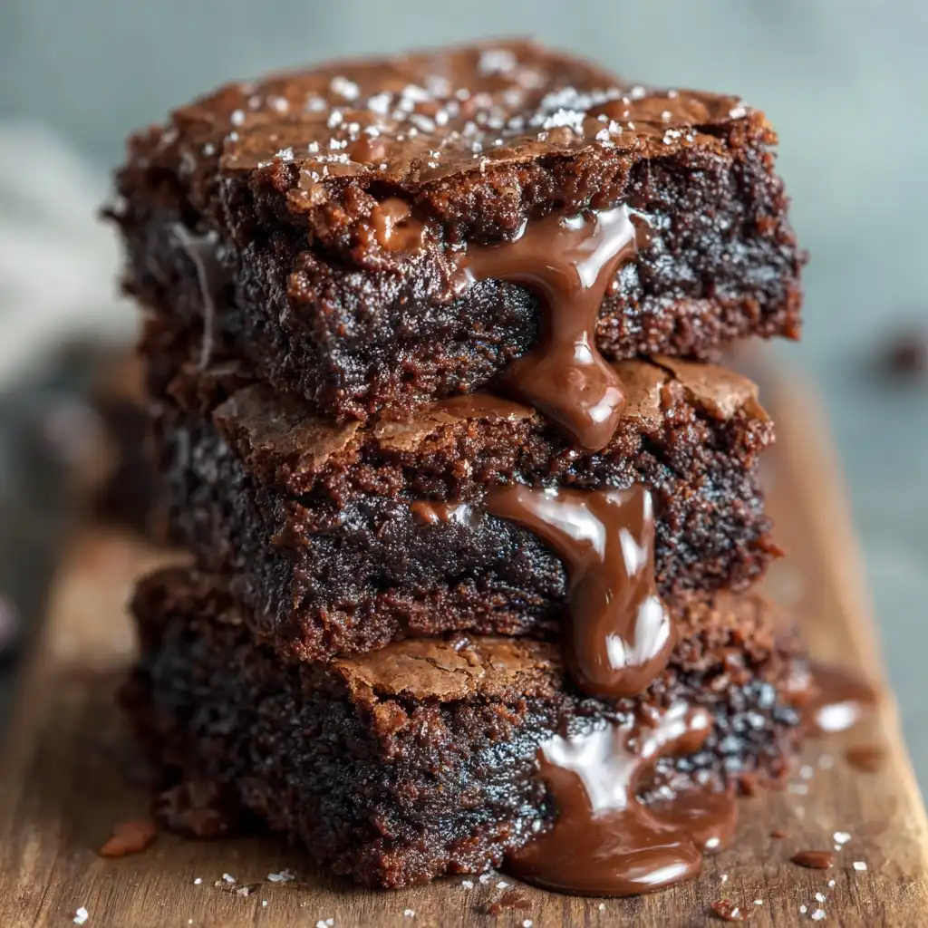 Chocolate Lava Brownie Bars