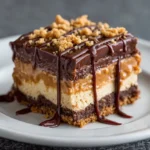 Chocolate Peanut Butter Cheesecake Bars