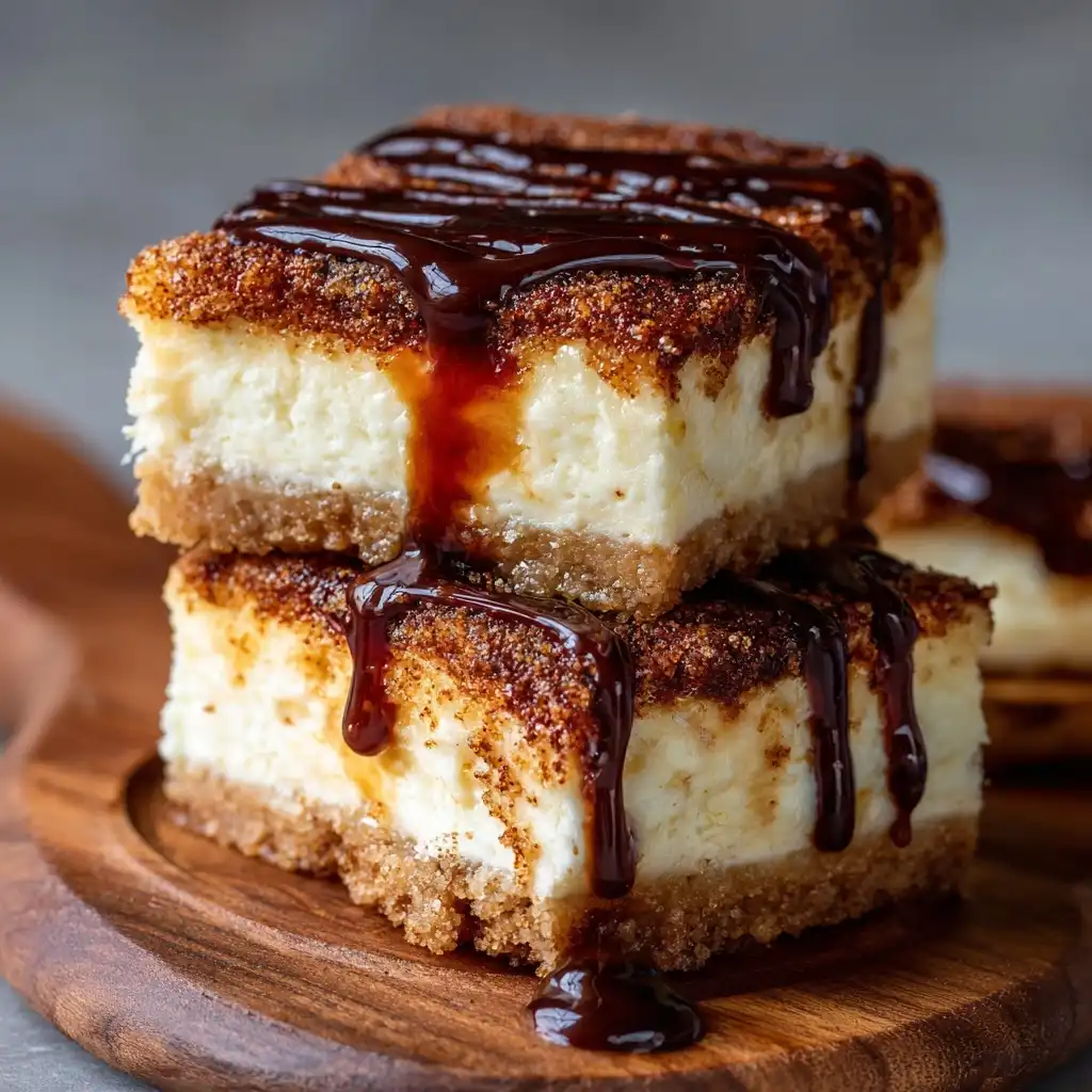 Churro Cheesecake Bars