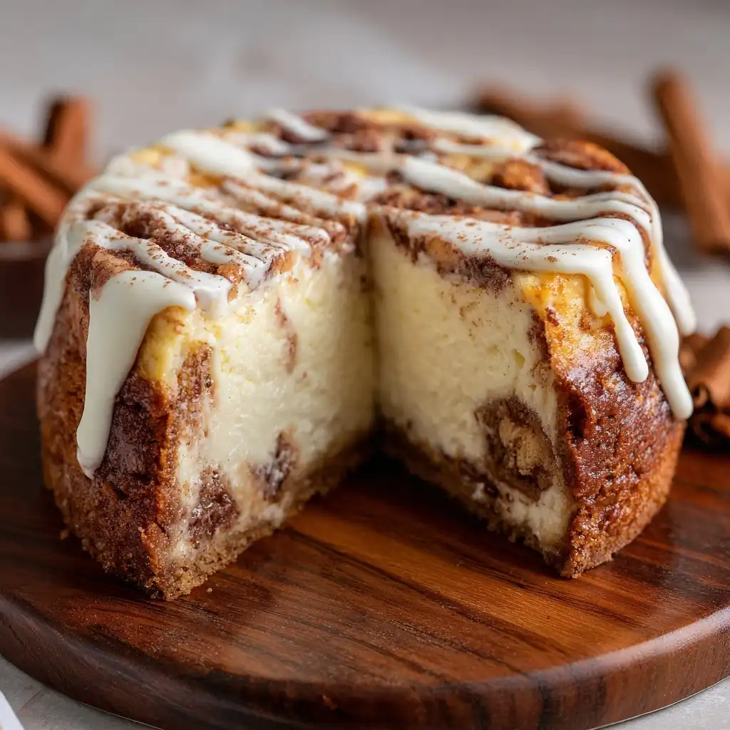 Cinnamon Roll Cheesecake