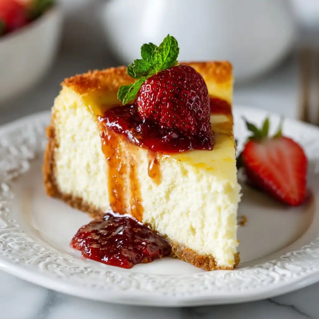 Classic New York Style Cheesecake