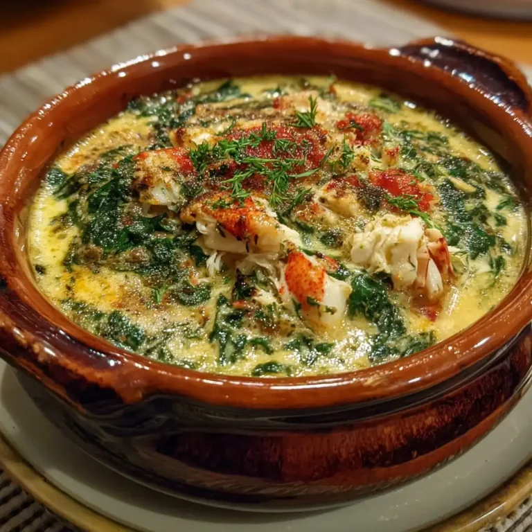 Crab and Spinach Casserole