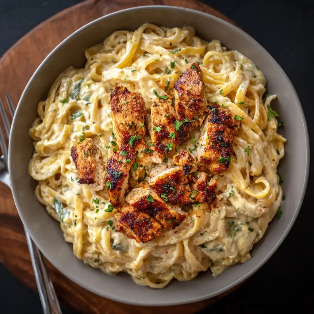 Creamy Cajun Chicken Alfredo