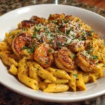 Creamy Cajun Shrimp and Chicken Pasta