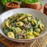 Creamy Mushroom Spinach Pasta