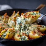 Creamy Spinach Ricotta Stuffed Shells