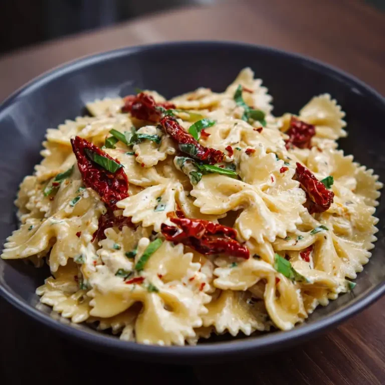 Creamy Sun Dried Tomato Pasta