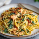 Creamy Tuscan Salmon Pasta