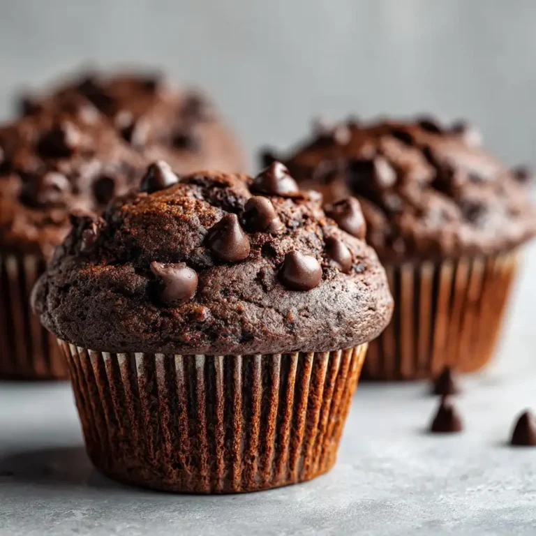 Double Chocolate Chip Muffins