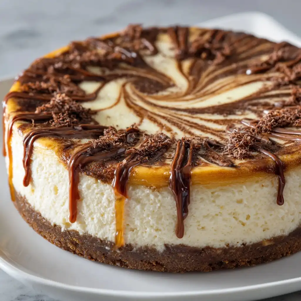 Espresso Swirl Cheesecake